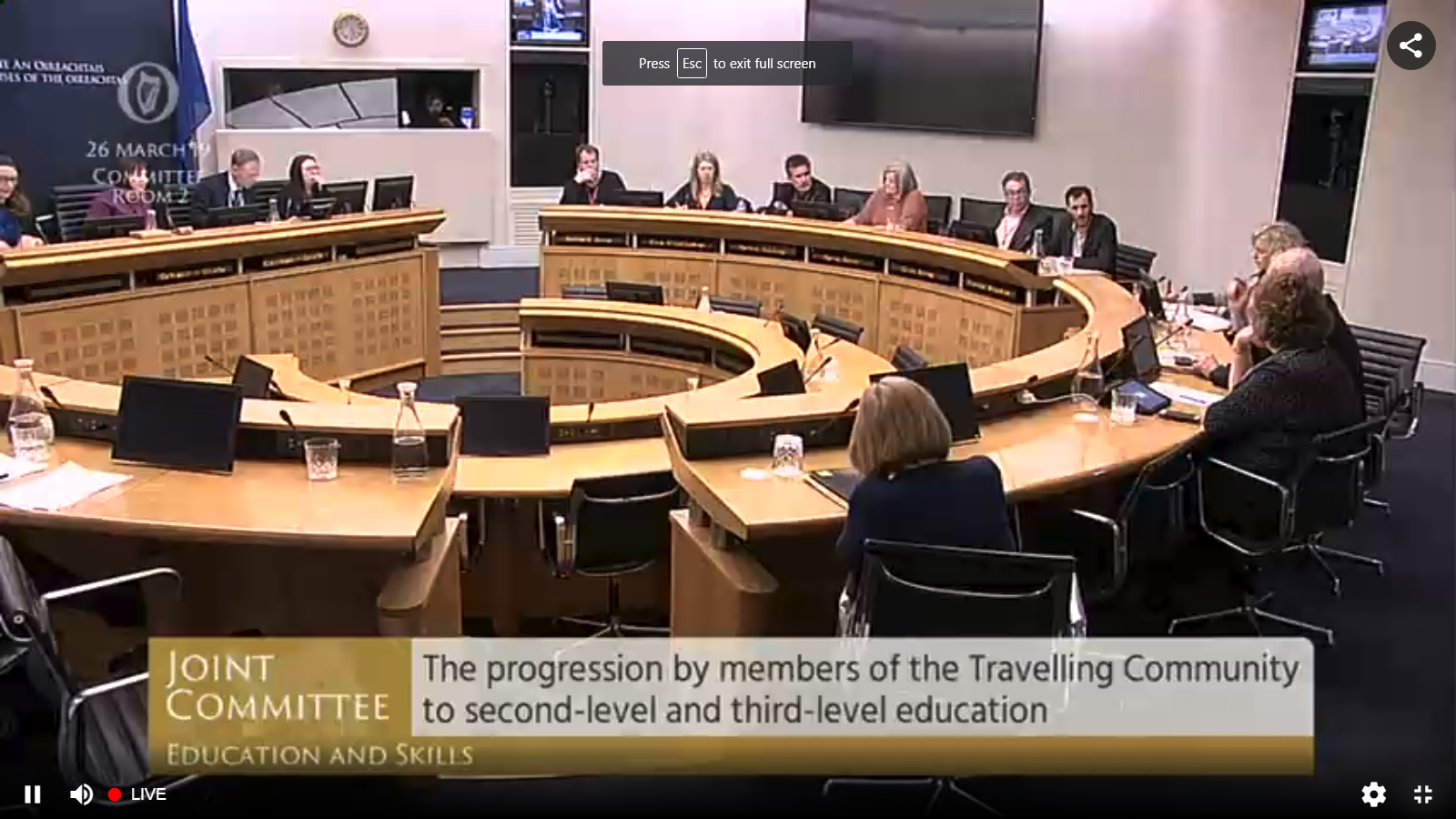 Reduced Timetables disruptive to quality education Oireachtas Committee hears