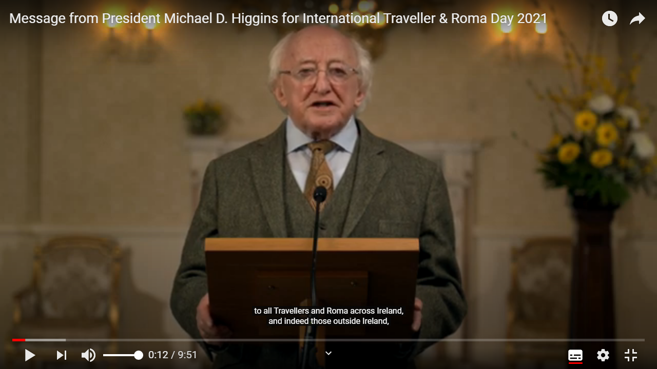 International Roma Day message from President Michael D. Higgins